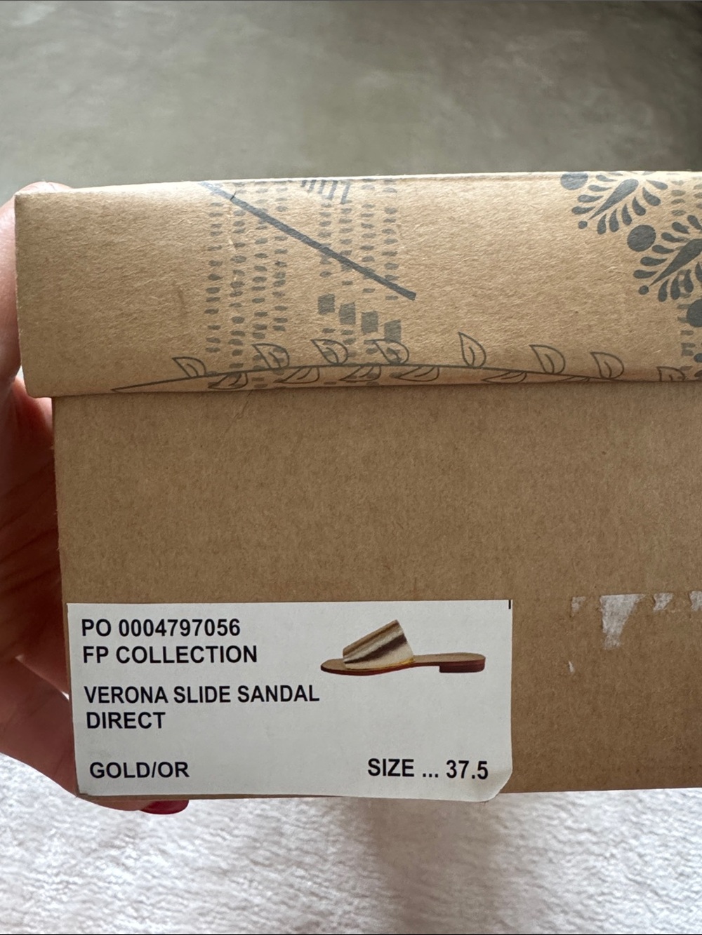 Free People Metallic Gold Sandals - Picture 7 of 7